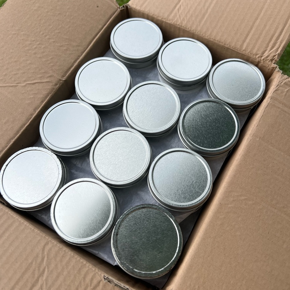 2 oz Silver Metal Tins